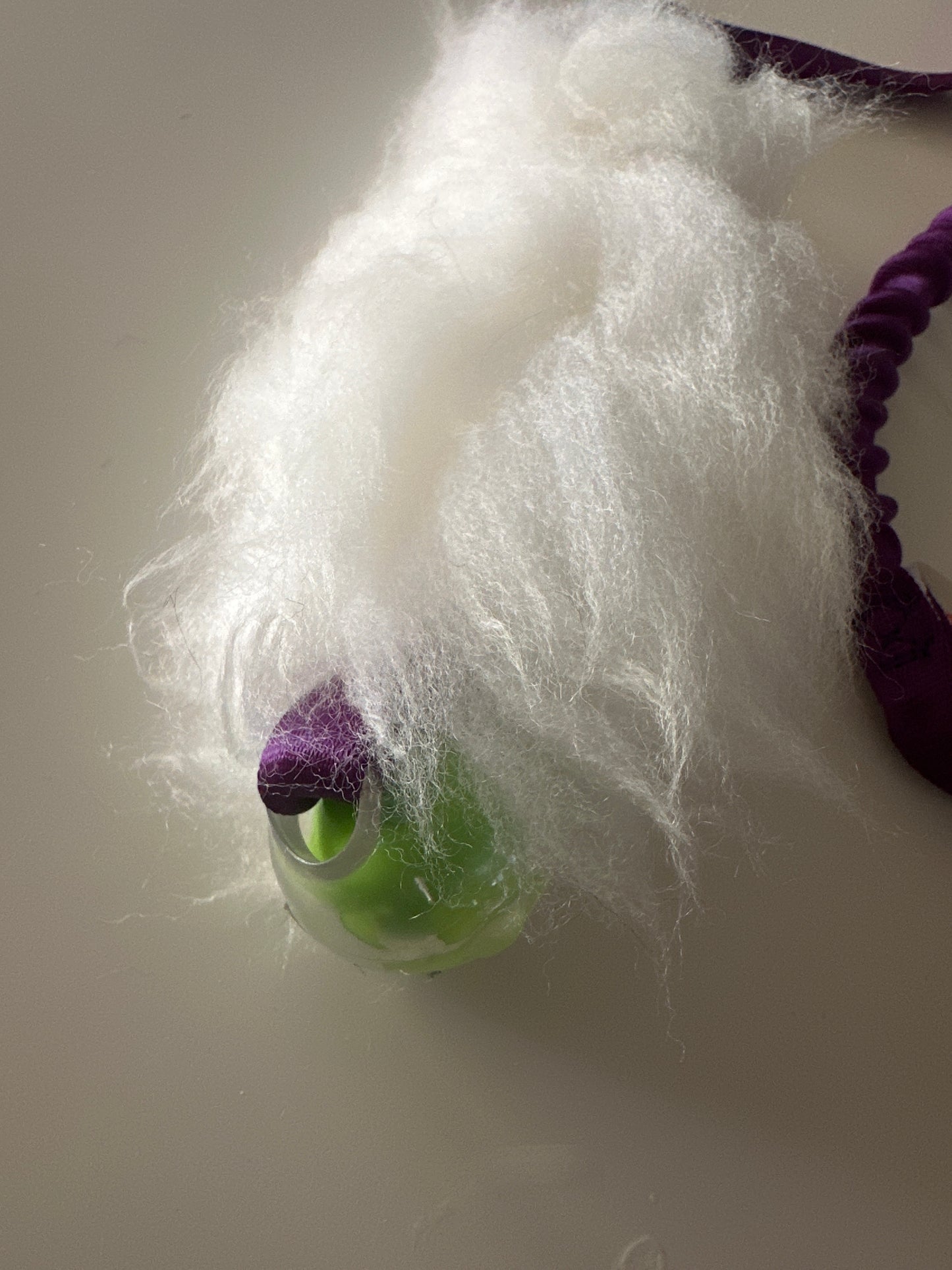 Doggie-zen Bungee Sheepskin chaser with amazing Squeaker Small
