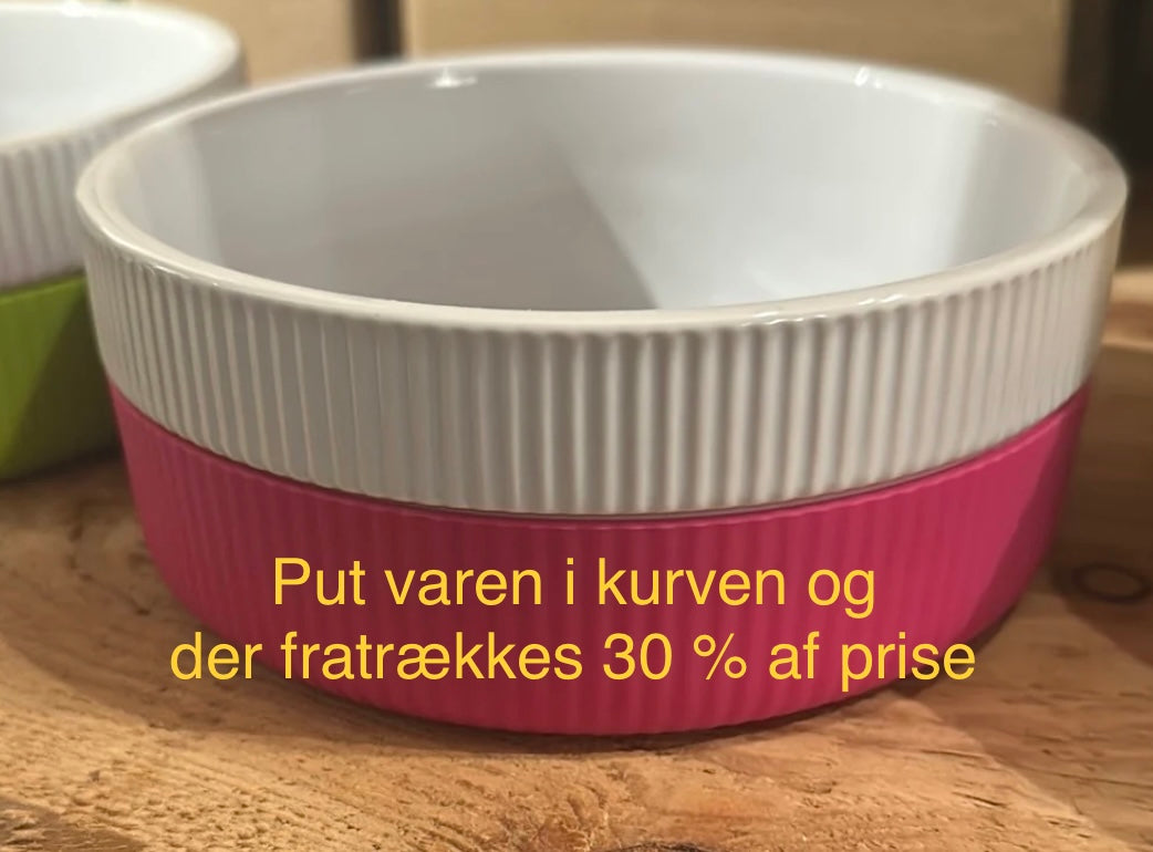 Skål keramik/soft silikone