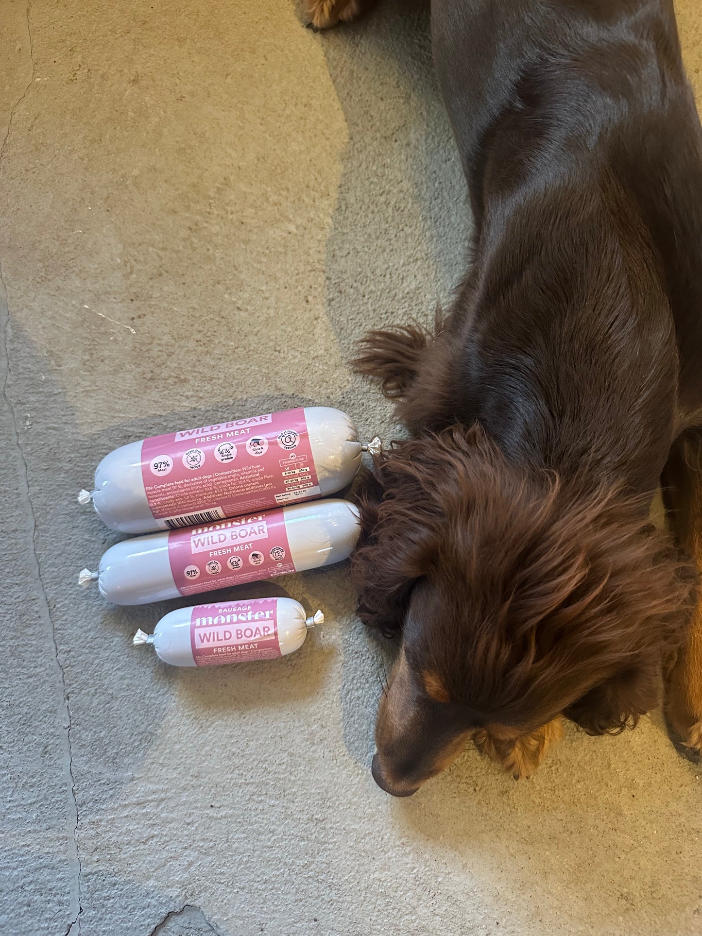 Monster Dog Sausage Wild Boar