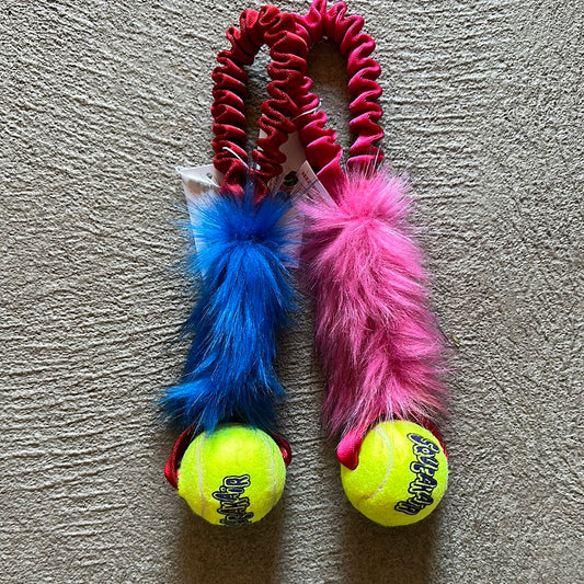 Doggie-zen Bungee Faux fur Kong tennis