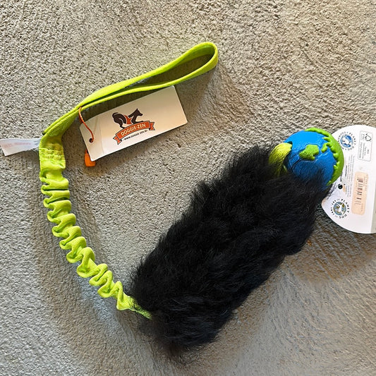 Doggie-zen Elastisk fårskinnskampis med Orbee Tuff Planet Ball