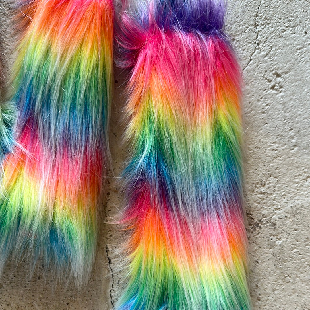 Zayma Craft rainbow faux fur