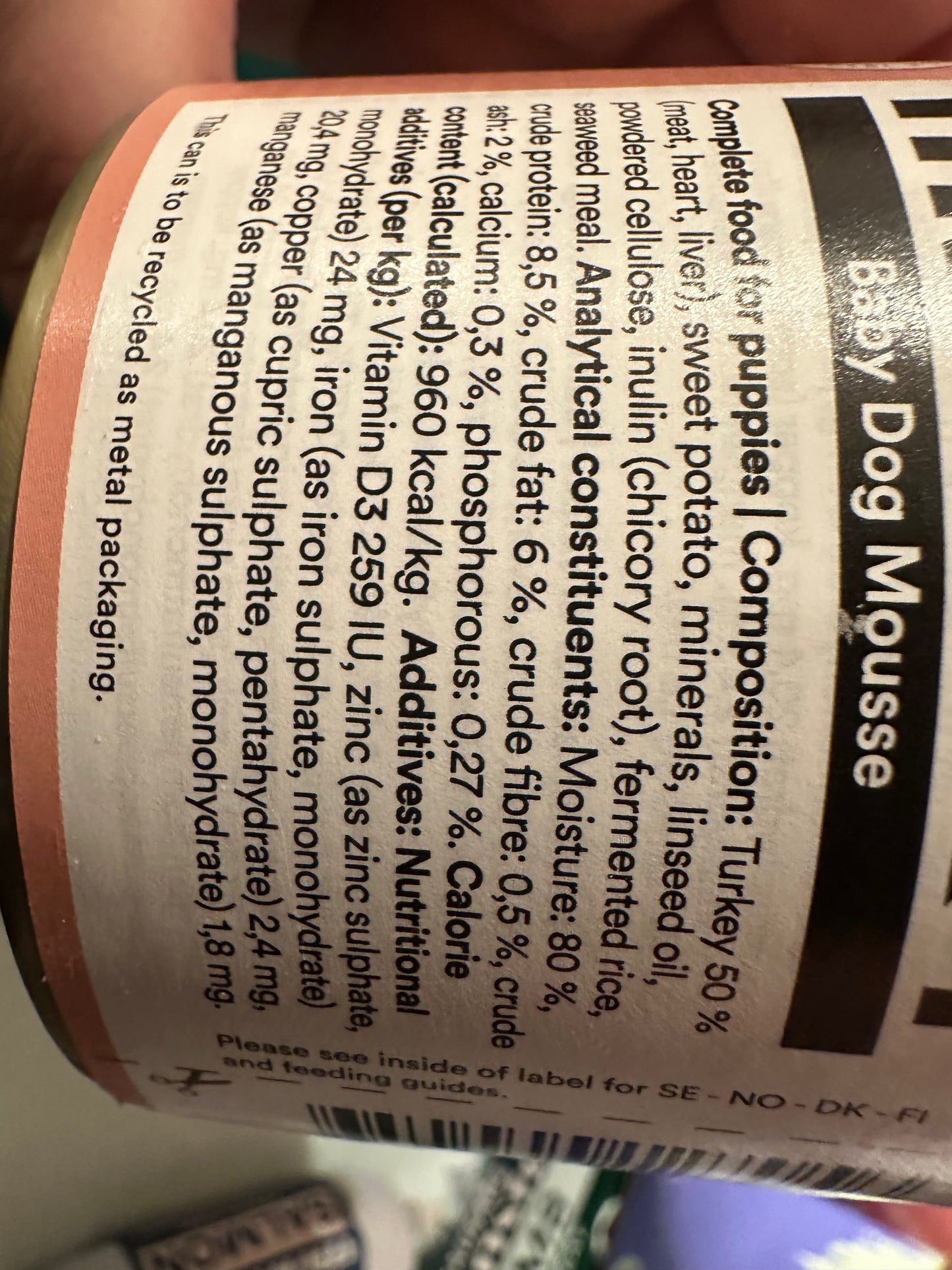 Monster Baby Dog Mousse