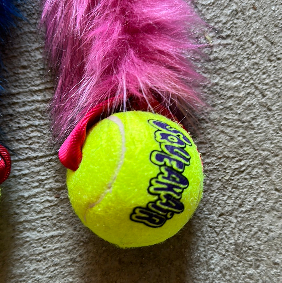 Doggie-zen Bungee Faux fur Kong tennis