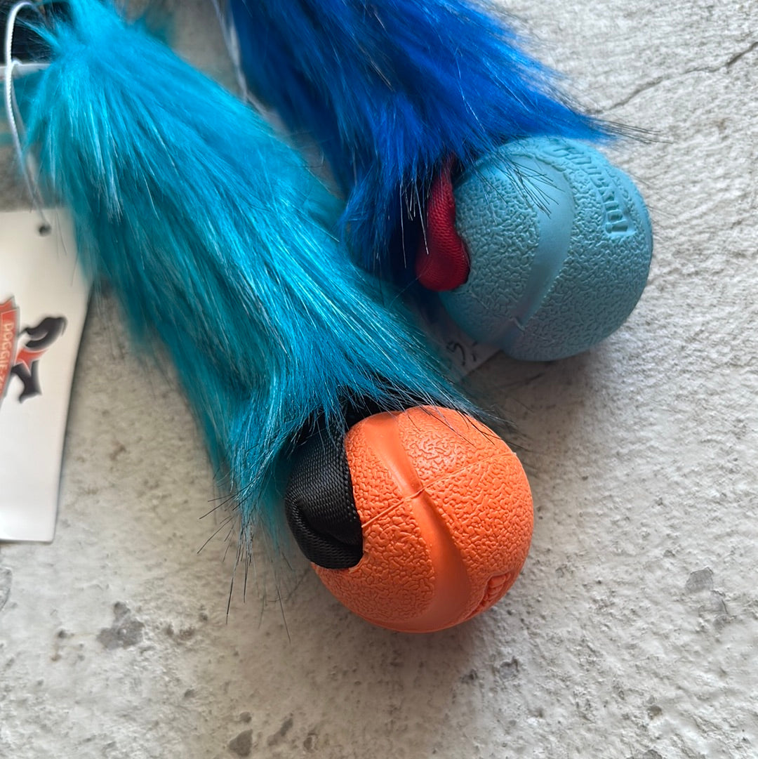 Doggie-zen Elastisk trækkelegetøj med Chuckit bold